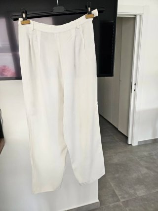 Pantaloni donna bianchi