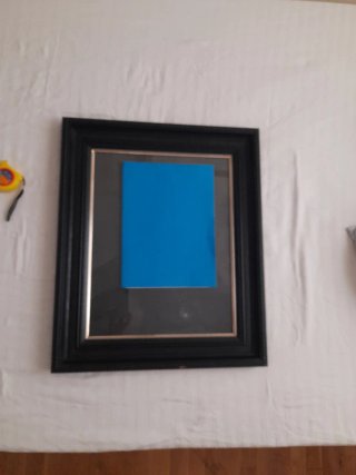 2 Marcos Negro Holandés con Cristal 51x62