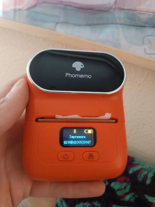 Phomemo Impresora Etiquetas Naranja