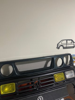 Grelha e Faróis VW Golf MK2