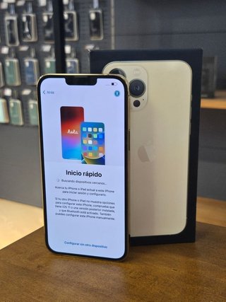 IPHONE 13 PRO MAX 128GB DORADO BATE. 100%