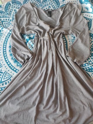 Vestido H&M blanco y negro