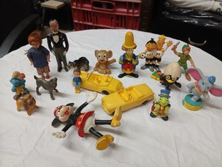 Lote Juguetes Antiguos Figuras Varias