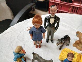 Lote Juguetes Antiguos Figuras Varias
