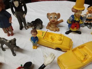 Lote Juguetes Antiguos Figuras Varias