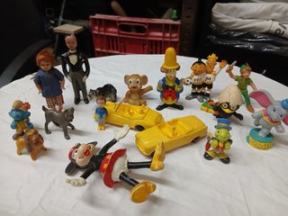 Lote Juguetes Antiguos Figuras Varias