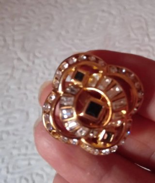 PENDIENTES CHAPADO ORO CIRCONITAS