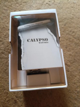 Reloj Calypso Azul y Plateado Nuevo