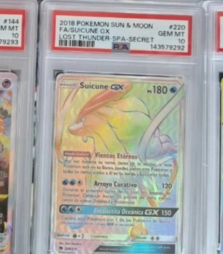 Suicune GX FA 2018 Lost Thunder PSA 10