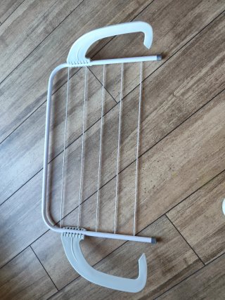Tendedero de radiador y balcón, plegable.
