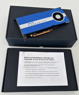 AMD Radeon Pro W5500 8GB Gráficos