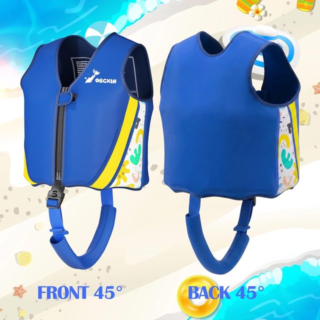 Chaleco Neopreno Suave Natación Infantil - Talla M