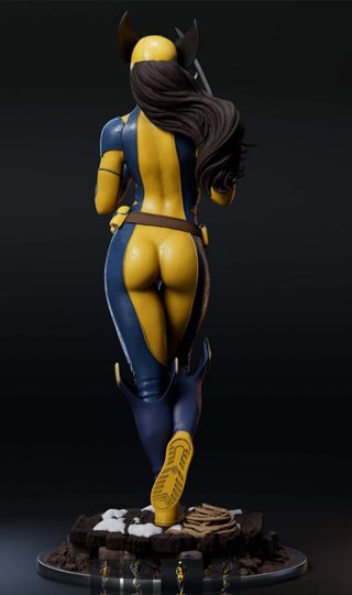 Figura Resina Laura Kinney X-23 Marvel
