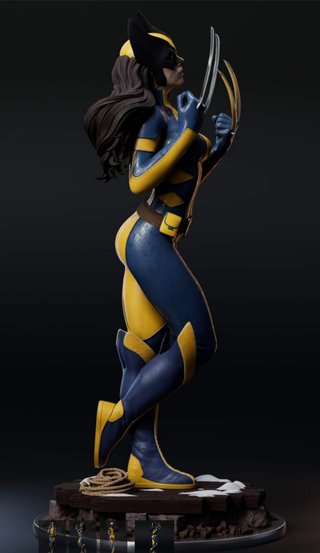 Figura Resina Laura Kinney X-23 Marvel