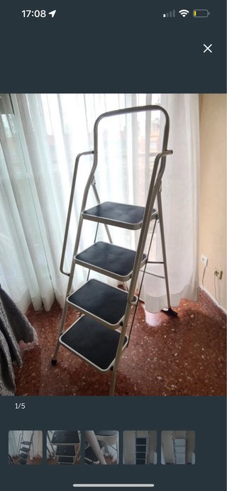 Escalera plegable 4 peldaños