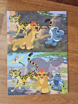 Puzzle Educa La Guardia del León 2x25 piezas