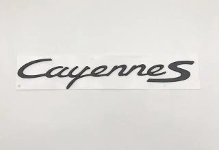 LETRAS TRASERAS PORSCHE CAYENNE S NEGRAS