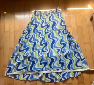 Falda larga estampada talla M