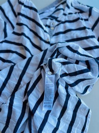 Camisa marinera Etam rayas talla L