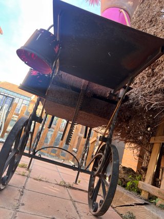 Barbacoa de hierro decorativa