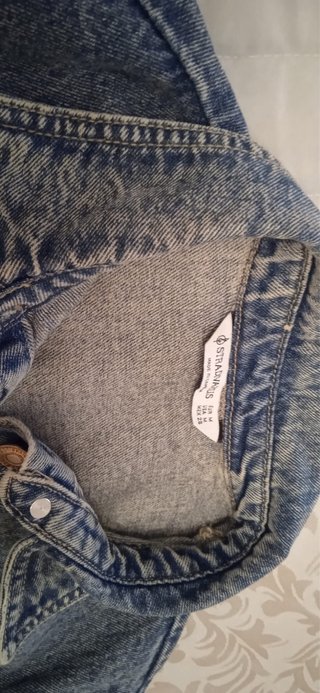 Vestido vaquero azul con cinturón