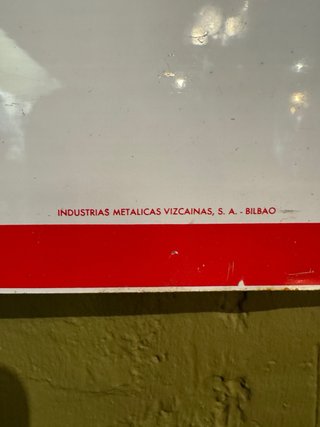 Cartel Metálico Gaseosa La Valleja Antiguo