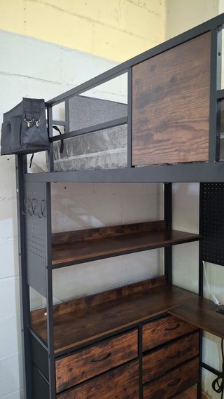 Litera 90cm + Escritorio L