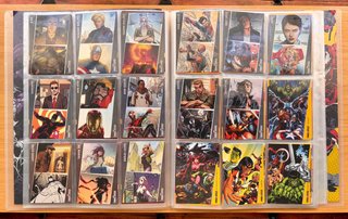 Álbum Marvel Versus Trading Cards Completo