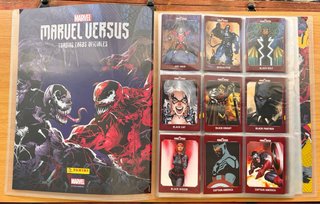 Álbum Marvel Versus Trading Cards Completo