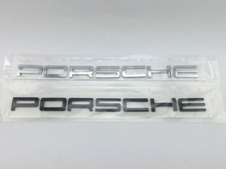 Emblema trasero letras PORSCHE en color NEGRO