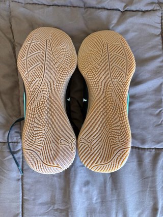 Zapatillas Puma Negras y Turquesa