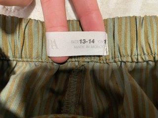Falda pantalón Zara verde