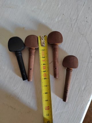 Clavijas de violin, 4 unidades
