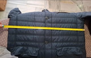 Abrigo acolchado azul hombre talla L/XL