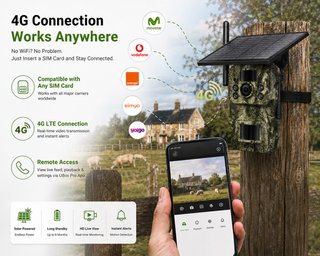 !!!!!!Bajada de precio!!!!Cámara Caza 4G Solar GPS