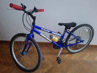 Bicicleta azul Mount Grinder