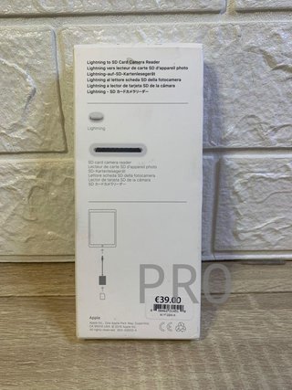 Adaptador de conector Lightning a lector SD Apple