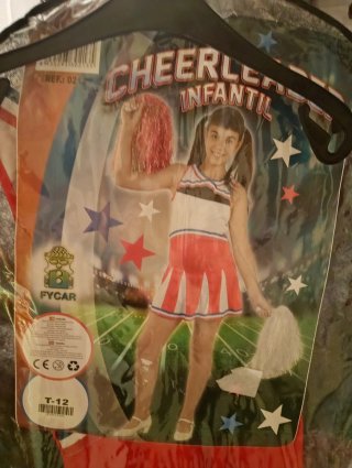 Disfraz Cheerleader Infantil T-12