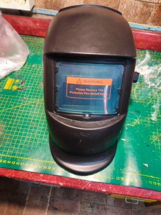Casco soldar pantalla electrónica