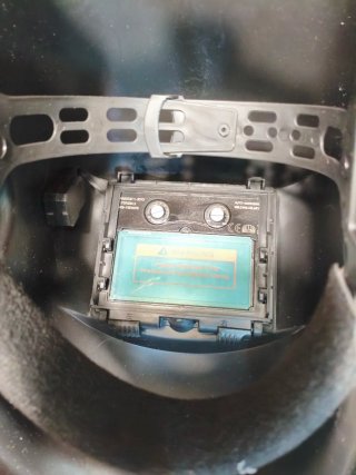Casco soldar pantalla electrónica