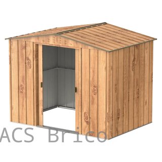 Caseta Metálica Top Artemisa 173x261x204 cm - Duramax