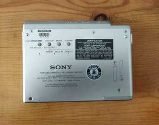 Grabadora MiniDisc Portátil Sony MZ-R37