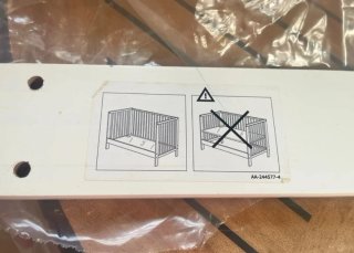 Cuna ikea Gulliver blanca