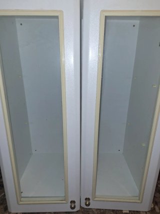Vitrina blanca cristal 70cm