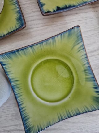 Set 5 tazzine caffè Raku 5 tasses café 5 tazes caf