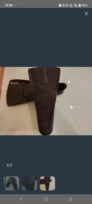 Aletas natación Talla 35-36