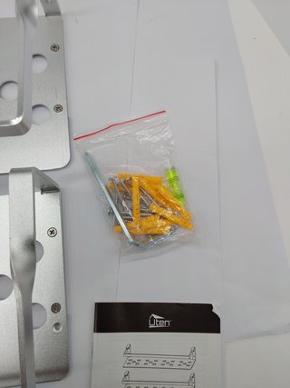 Set di 2 Scaffali Galleggianti in Alluminio da Parete di Uten, Scaffali a Parete Appendibili per Camera da Letto, Cucina, Bagno