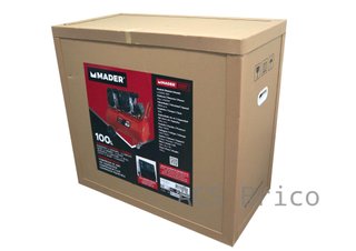 Compresor de Aire Silencioso con LCD 100L - 6 Hp - 09389 - Mader