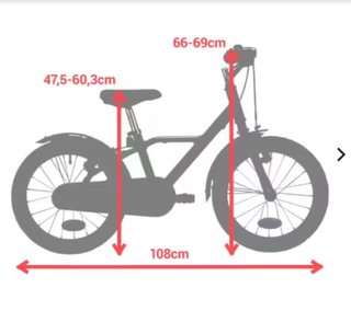 Bicicleta 16’ infantil aluminio precio nueva 210€