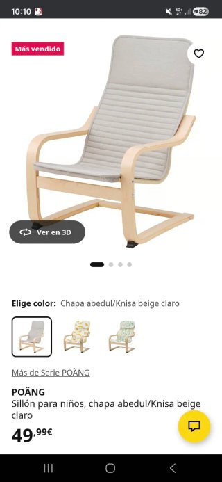 Mecedora infantil IKEA